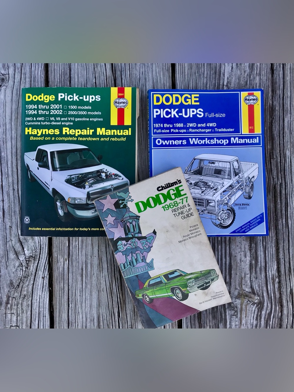 Haynes Chiltons Repair Manuals Dodge Trucks Cars Owners Workshop Handbook